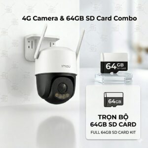 Combo lắp đặt TIẾT KIỆM Camera IMOU 4G Cruiser SC 5MP IPC-K7FP-5H0TE