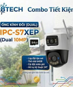 Combo lắp đặt TIẾT KIỆM camera ngoài trời IMOU Cruiser Dual 2 IPC-S7XEP-10M0WED (10MP)
