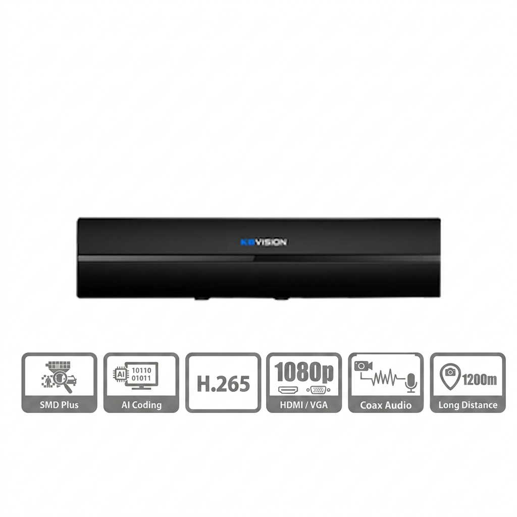 Đầu ghi hình KBVISION Mini HD 5 in 1 KX-7104Ai-VN