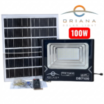 Đèn Pha Năng Lượng Mặt Trời Oriana DB-7100 (100W) – Tấm Pin Mono, LED Bridgelux Mỹ